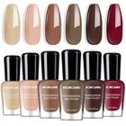 Conjunto de esmaltes Morovan Fall Winter Nude Air Dry para mulheres