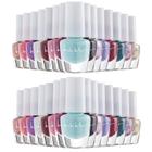 Conjunto de esmaltes Nicole Miller Mini Glossy Vibrant, pacote com 2