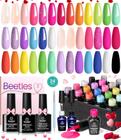 Conjunto de esmaltes para unhas Beetles Gel, 24 unidades com base, camada superior e escova