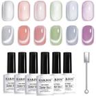 Conjunto de esmaltes RARJSM Moonlight Cat Eye Gel 6 cores 7,5 ml