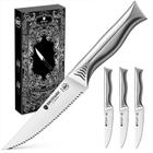 Conjunto de Facas para Bife BRODARK Shark Series 4,5" - Aço Inoxidável
