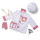 Conjunto de fantasias para Melissa e Doug Chef Role Play com acessório 3+