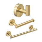 Conjunto de ferramentas de banheiro Wokex Gold Robe Hook Towel Bar Paper H