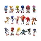 Conjunto de Figuras de Ação Sonic, Tails e Werehog - Brinquedo com Boneco de Sombra