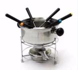 Conjunto de Fondue de Inox 410 ml com 10 Peças A Álcool - Casita