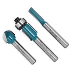 Conjunto de fresa 1/4 com 3 peças - d-16461 - makita