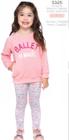 Conjunto de Frio Moletinho Real Malhas Calça + Jaqueta Casual Confort Feminino Infantil - Ref 5325