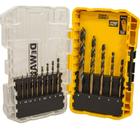 Conjunto de furadeiras DEWALT BLACK AND GOLD HSS 14PC