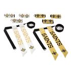 Conjunto de futebol com bandeira Franklin Sports NFL New Orleans Saints