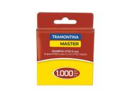 Conjunto de grampos t 50 altura 8 mm modelo ht50 caixa com 1000 unidades tramontina