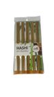 Conjunto de hashi em bambu com 10 pecas - Casita