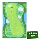 Conjunto de jogos de golfe: tapetes de golfe casuais com bola de golfe e bolsas