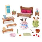 Conjunto de jogos Li'l Woodzeez Bedroom & Dining com 2 personagens (3 ou mais)