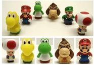 Conjunto de jogos Mario Bath com Luigi, Koopa, Yoshi, Donkey Kong e Toad