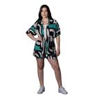 Conjunto de Kimono com Short de Viscose Feminino TM G