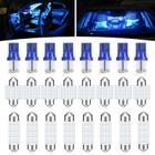 Conjunto de kit de lâmpadas LED GKmow T10 31mm 42mm Car Dome Light Blue