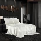 Conjunto de lençóis de cama AiMay Satin de 6 peças Deep Pocket Luxury King