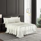 Conjunto de lençóis de cama AiMay Satin Italian Style, 6 peças queen size