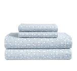 Conjunto de lençóis de flanela LANE LINEN 100% algodão king size de bolinhas