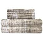 Conjunto de lençóis Sweet Home Collection Monaco Print Twin Size