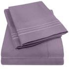 Conjunto de lençóis Sweet Home Collection Twin XL Plum Microfiber