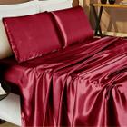 Conjunto De Lencol Casal King Size Imperial Seda de Alto Brilho Super Luxuoso - ROMANTIC - De Luca Enxovais