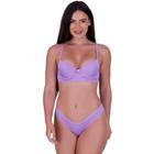 Conjunto de Lingerie Calcinha e Sutiã Liso com Bojo - CONJUNTO BÁSICO