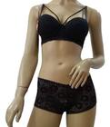 Conjunto de Lingerie Calcinha e Sutiã Renda Caleçon Strappy Rafa Gatha 765