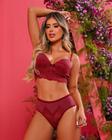 Conjunto de Lingerie com Bojo Básico e Calcinha Fio Duplo