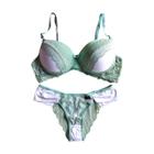 Conjunto de Lingerie - Conjunto Calcinha Fio Dental - Conjunto Com Renda