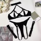 Conjunto de Lingerie Cortar Halter ElaShopp