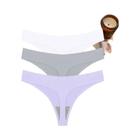 Conjunto de Lingerie Feminina Sexy e Respirável - T-back e G-string com Cintura Baixa