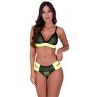 Conjunto de Lingerie sem Bojo Neon Liliane