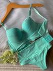 Conjunto de Lingerie Sutiã Espuma com Frontal