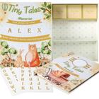 Conjunto de livros de memórias e caixas de lembranças para bebês Tiny Tales Memories