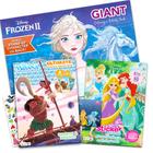 Conjunto de livros para colorir e atividades Disney Princess Frozen