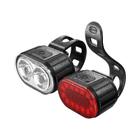 Conjunto De Luz LED Para Ciclismo Recarregável Por USB À Prova D'água Farol Traseiro Dianteiro Para - other