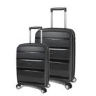 Conjunto de Malas de Viagem Expansível em Polipropileno Samsonite Spin Air 2Pcs P/M TSA Preta