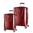 Conjunto de Malas de Viagem Expansível Policarbonato SAMSONITE Derby Cadeado TSA 2Pcs P/M Vermelha