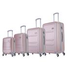 Conjunto de malas de viagem PP, P, M e G Montreal Swiss Move Rose