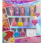 Conjunto de maquiagem cosmética Townley Girl Disney Princess 11 unidades 3+