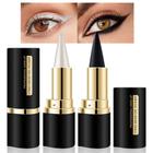 Conjunto de maquiagem evpct Gel Eyeliner Lápis impermeável preto prateado