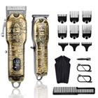 Conjunto de máquinas de cortar e aparar cabelo Suttik Barber Professional