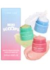 Conjunto de máscara facial para presentes I DEW CARE Mini Scoops com ácido hialurônico