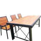 Conjunto de mesa+ Cadeiras nº3 em Ferro e Madeira