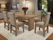 Conjunto de Mesa com 6 Cadeiras