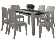 Conjunto de Mesa com 6 Cadeiras Julia  