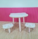 Conjunto De Mesa Com Cadeira Infantil