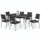 Conjunto de Mesa CR RT 6 Cadeiras 5CJ7152CR3 Aço Nobre