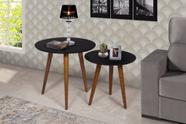 Conjunto de mesas dth - preto